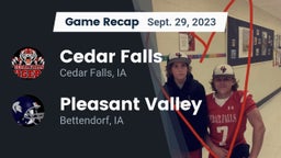 Recap: Cedar Falls  vs. Pleasant Valley  2023