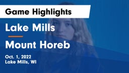 Lake Mills  vs Mount Horeb  Game Highlights - Oct. 1, 2022