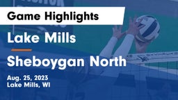 Lake Mills  vs Sheboygan North  Game Highlights - Aug. 25, 2023