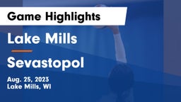 Lake Mills  vs Sevastopol  Game Highlights - Aug. 25, 2023