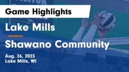 Lake Mills  vs Shawano Community  Game Highlights - Aug. 26, 2023