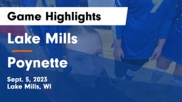 Lake Mills  vs Poynette  Game Highlights - Sept. 5, 2023