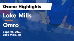 Lake Mills  vs Omro  Game Highlights - Sept. 23, 2023