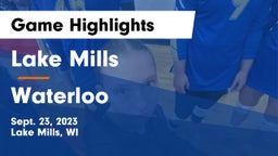 Lake Mills  vs Waterloo  Game Highlights - Sept. 23, 2023