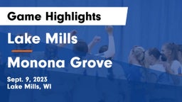 Lake Mills  vs Monona Grove  Game Highlights - Sept. 9, 2023