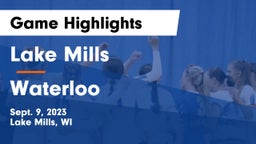 Lake Mills  vs Waterloo  Game Highlights - Sept. 9, 2023