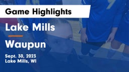 Lake Mills  vs Waupun  Game Highlights - Sept. 30, 2023