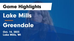 Lake Mills  vs Greendale  Game Highlights - Oct. 14, 2023