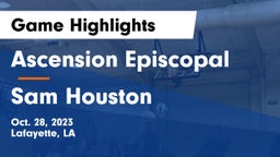 Ascension Episcopal  vs Sam Houston  Game Highlights - Oct. 28, 2023