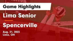 Lima Senior  vs Spencerville  Game Highlights - Aug. 21, 2023
