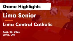 Lima Senior  vs Lima Central Catholic  Game Highlights - Aug. 28, 2023