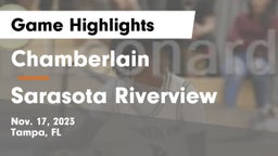 Chamberlain  vs Sarasota Riverview Game Highlights - Nov. 17, 2023