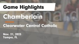 Chamberlain  vs Clearwater Central Catholic  Game Highlights - Nov. 21, 2023
