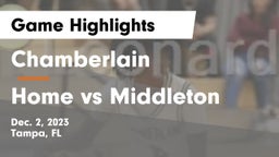 Chamberlain  vs Home vs Middleton Game Highlights - Dec. 2, 2023