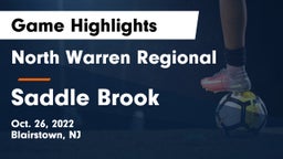 North Warren Regional  vs Saddle Brook  Game Highlights - Oct. 26, 2022