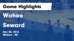 Wahoo  vs Seward  Game Highlights - Dec 03, 2016