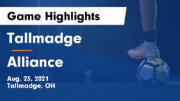 Tallmadge  vs Alliance  Game Highlights - Aug. 23, 2021