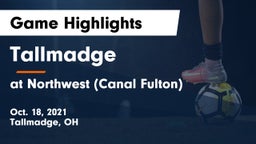 Tallmadge  vs at Northwest  (Canal Fulton) Game Highlights - Oct. 18, 2021