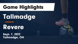 Tallmadge  vs Revere  Game Highlights - Sept. 7, 2022