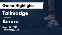 Tallmadge  vs Aurora  Game Highlights - Sept. 14, 2022