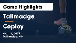 Tallmadge  vs Copley  Game Highlights - Oct. 11, 2023