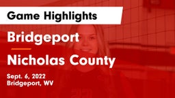 Bridgeport  vs Nicholas County  Game Highlights - Sept. 6, 2022