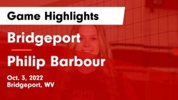 Bridgeport  vs Philip Barbour  Game Highlights - Oct. 3, 2022