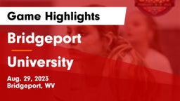 Bridgeport  vs University  Game Highlights - Aug. 29, 2023