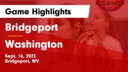 Bridgeport  vs Washington  Game Highlights - Sept. 16, 2023
