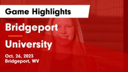 Bridgeport  vs University  Game Highlights - Oct. 26, 2023