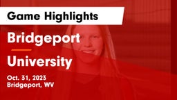 Bridgeport  vs University  Game Highlights - Oct. 31, 2023