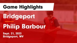 Bridgeport  vs Philip Barbour  Game Highlights - Sept. 21, 2023