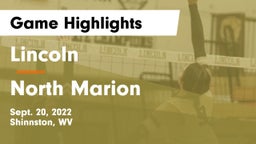 Lincoln  vs North Marion  Game Highlights - Sept. 20, 2022