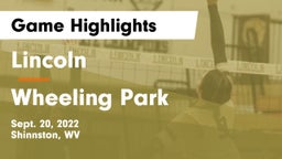 Lincoln  vs Wheeling Park Game Highlights - Sept. 20, 2022
