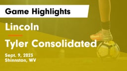 Lincoln  vs Tyler Consolidated  Game Highlights - Sept. 9, 2023