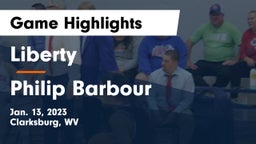Liberty  vs Philip Barbour  Game Highlights - Jan. 13, 2023