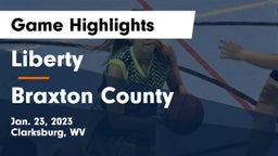 Liberty  vs Braxton County  Game Highlights - Jan. 23, 2023