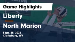 Liberty  vs North Marion  Game Highlights - Sept. 29, 2022