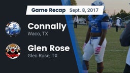 Recap: Connally  vs. Glen Rose  2017