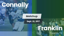 Matchup: Connally  vs. Franklin  2017