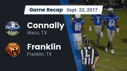 Recap: Connally  vs. Franklin  2017