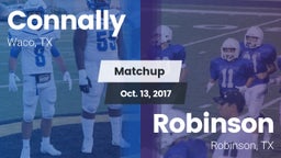Matchup: Connally  vs. Robinson  2017