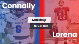 Matchup: Connally  vs. Lorena  2017