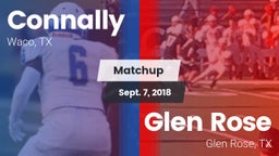 Matchup: Connally  vs. Glen Rose  2018
