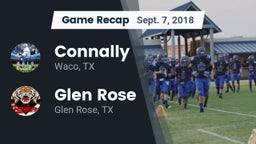 Recap: Connally  vs. Glen Rose  2018