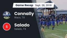 Recap: Connally  vs. Salado   2018