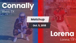 Matchup: Connally  vs. Lorena  2018