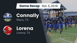 Recap: Connally  vs. Lorena  2018