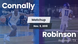 Matchup: Connally  vs. Robinson  2018
