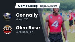 Recap: Connally  vs. Glen Rose  2019